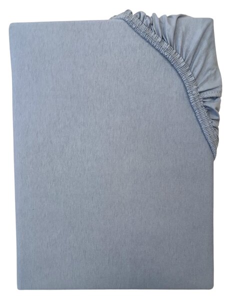 Jersey szürke lepedő TiaHome - 70x140cm