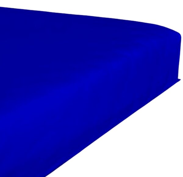 Jersey sötétkék lepedő TiaHome - 70x140cm