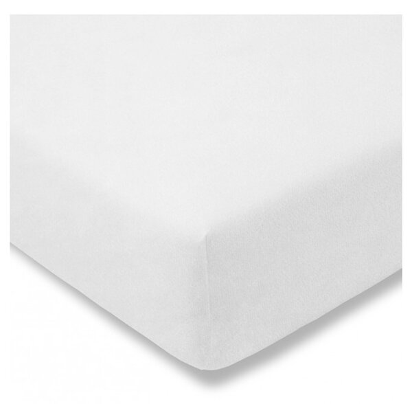 Jersey fehér lepedő TiaHome - 70x140cm