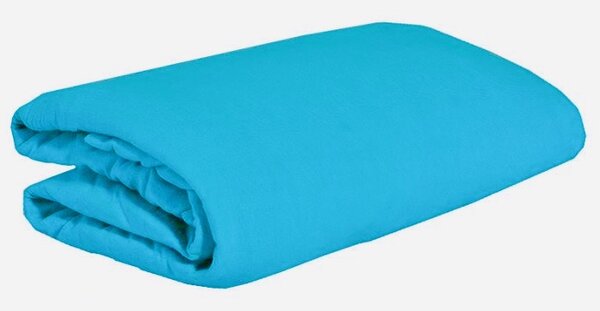 Jersey türkiz lepedő TiaHome - 70x140cm