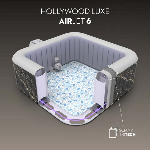 Bestway Lay-Z-SPA Hollywood 6001F felfújható jacuzzi