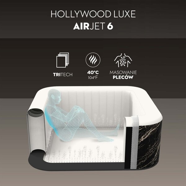 Bestway Lay-Z-SPA Hollywood 6001F felfújható jacuzzi