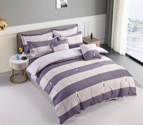 3 részes ágyneműhuzat Krepp polycotton Luisa tejszínes 200x140cm+90x70cm TiaHome