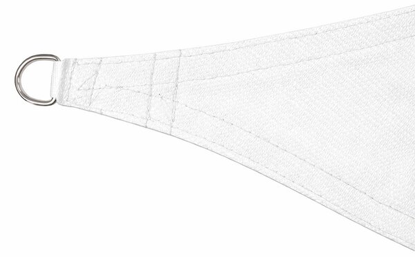 Napvitorla - árnyékoló teraszra, négyszög alakú 2x3 m Fehér színben - HDPE anyagból