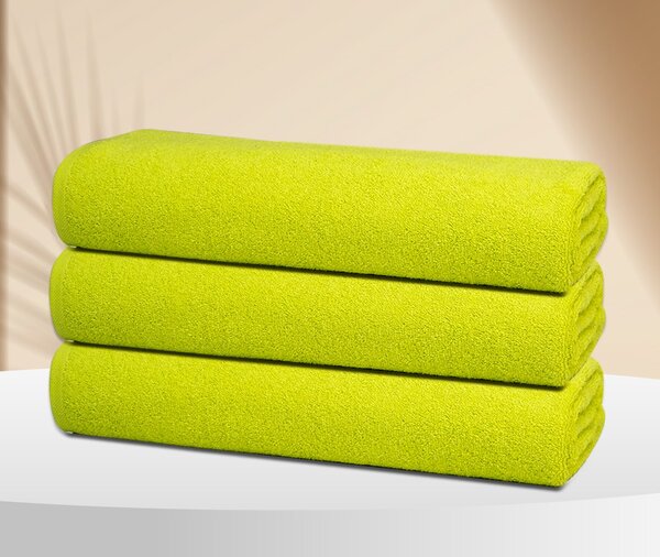 Lime strandtörölköző 100x180cm TiaHome
