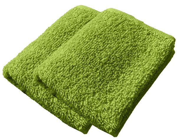 Frottír kis törölköző deluxe zöld 30x50cm TiaHome