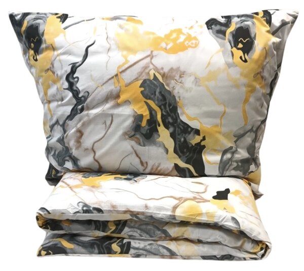 Mramor Gold pamut ágyneműhuzat 200x140cm+90x70cm TiaHome
