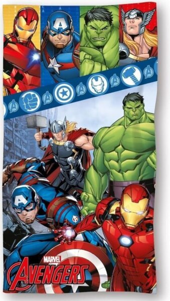 Gyermek törölköző Avengers 70X140cm Setino