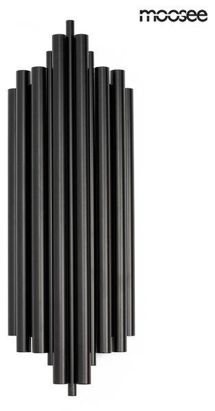 Moosee Harmonic Black Acél Fali Lámpa