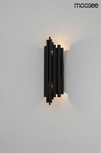 Moosee Harmonic Black Acél Fali Lámpa