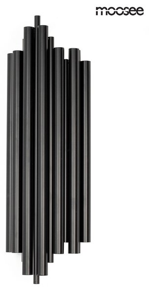 Moosee Harmonic Black Acél Fali Lámpa
