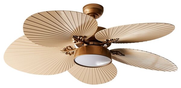 Mennyezeti ventilátor világítással BORMEJO Távirányítóval LED Arany