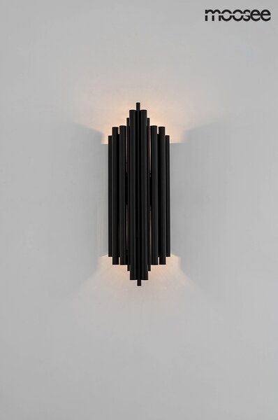 Moosee Harmonic Black Acél Fali Lámpa