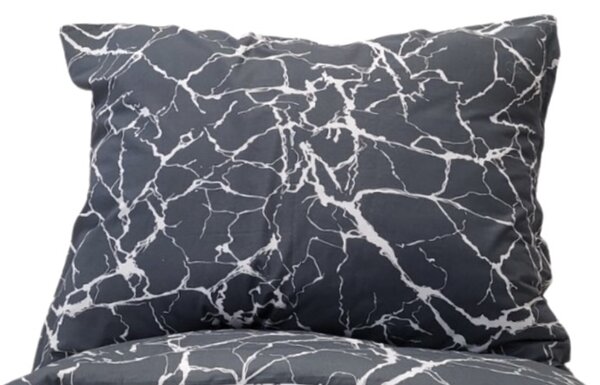 Márvány deluxe pamut ágyneműhuzat TiaHome - 1x Párna 90x70cm, 1x Paplan 140x200cm