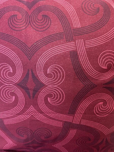 Ágyneműhuzat pamut szatén Pandora bordó TiaHome - 1x Párna 90x70cm, 1x Paplan 140x200cm