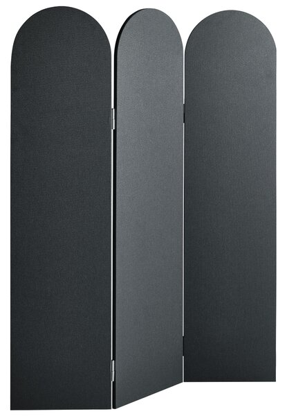 Irodai térelválasztó SLIMMY 120 x 160 cm Sötétszürke
