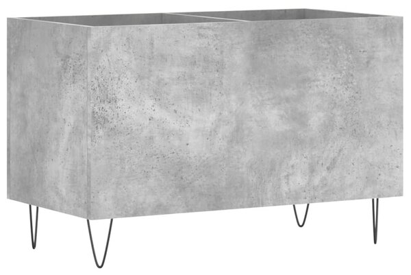 Betonszürke szerelt fa hanglemezszekrény 74,5x38x48 cm