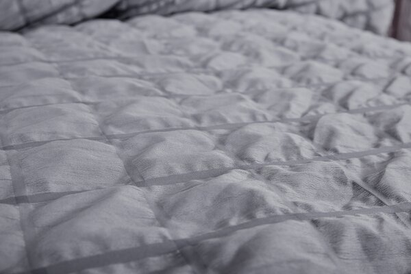 Krepp Polycotton ágyneműhuzat Neapol Sötétszürke 200x140cm+90x70cm TiaHome kopia
