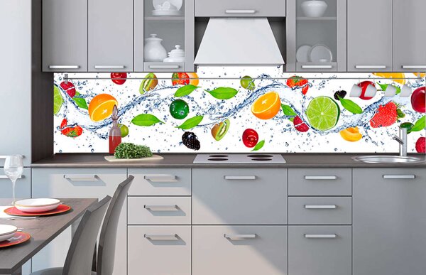 Konyhai fotótapéta - gyümölcs 260 x 60 cm
