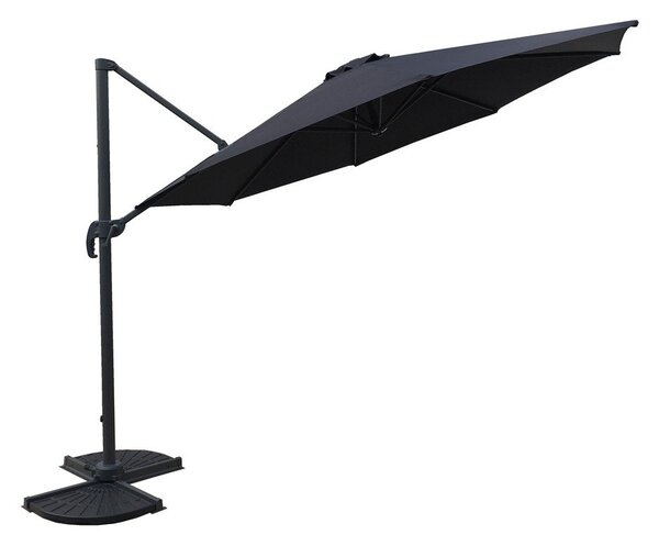 Szürke napernyő 300x300 cm Deluxe – Garden Pleasure