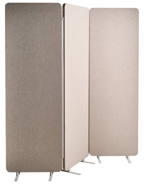 Irodai térelválasztó STANDI 184 x 184 cm Bézs
