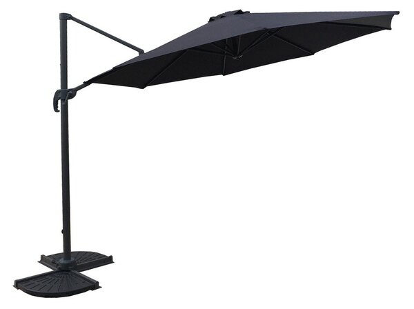 Szürke napernyő 300x300 cm Deluxe – Garden Pleasure