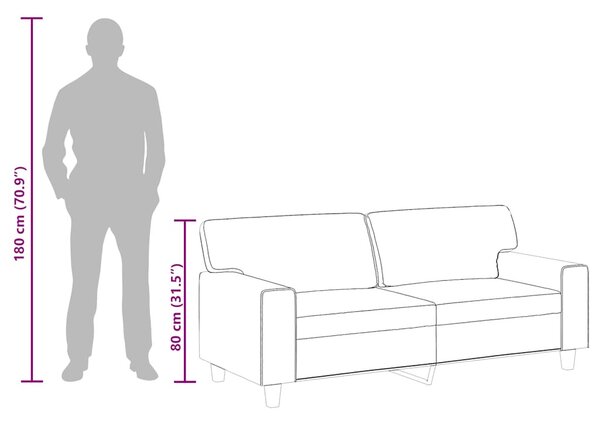 2 személyes bordó színű műbőr kanapé 140 cm