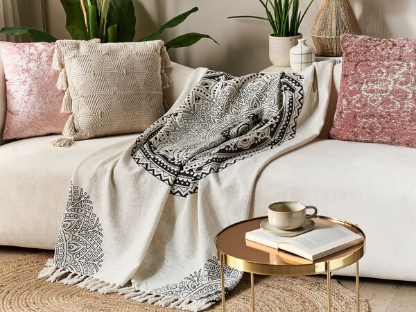 Takaró BERHAMPORE Pamut 130 x 180 cm Bézs