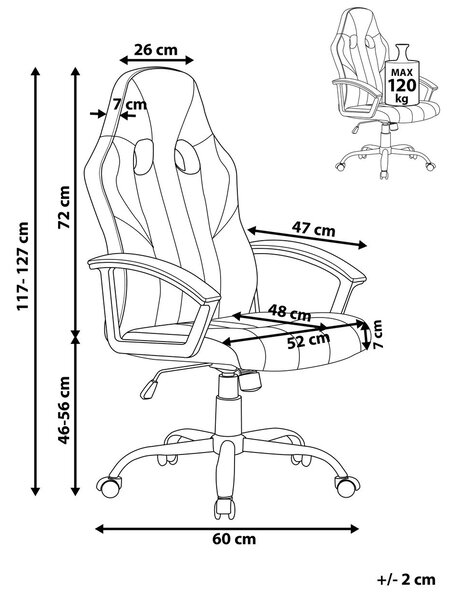 Irodai szék SUCCESS Műbőr Lime zöld