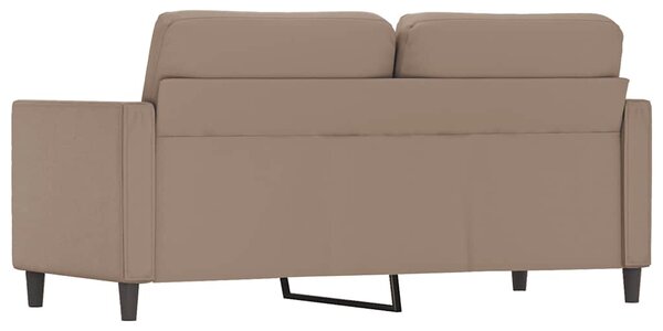 2 személyes cappuccino színű műbőr kanapé 140 cm