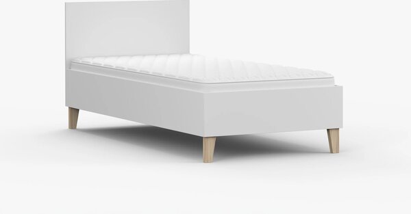 Egyszemélyes ágy 90 cm Figu (fehér)
