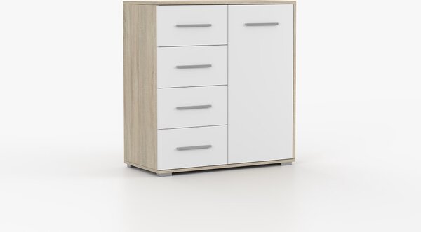 Komód Fresi mini 1 (fehér + sonoma tölgy)