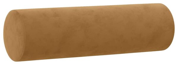 3 részes barna bársony ülőgarnitúra párnákkal