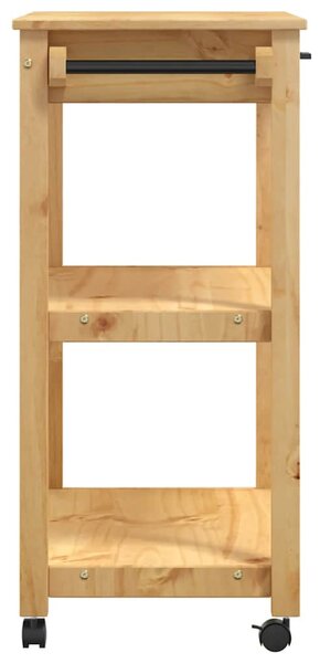 MONZA tömör fenyőfa konyhai kocsi 84 x 40 x 88,5 cm