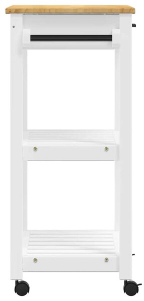 MONZA tömör fenyőfa konyhai kocsi 60 x 40 x 88,5 cm