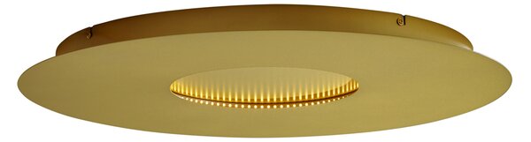 Modern mennyezeti lámpa arany 60 cm LED-del, 3 fokozatban dimmelhető - Morning