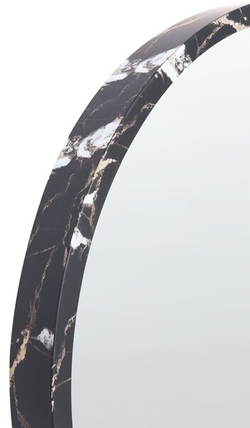 Falitükör MARTEL 69 cm 69 cm Fekete