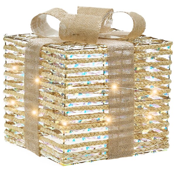 LED MOSSO 20/25/30 cm Karácsonyi ajándékok Bézs