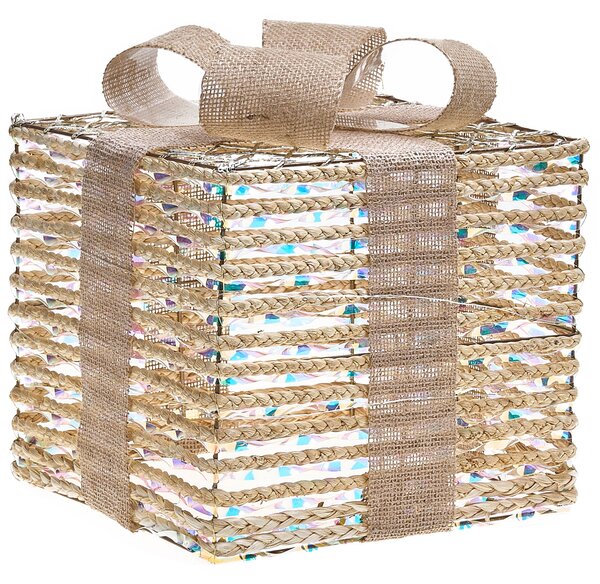 LED MOSSO 20/25/30 cm Karácsonyi ajándékok Bézs