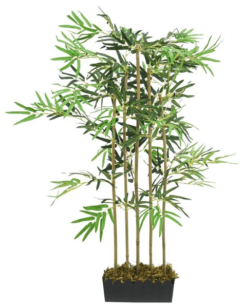 Zöld mű bambuszfa 730 levéllel 120 cm