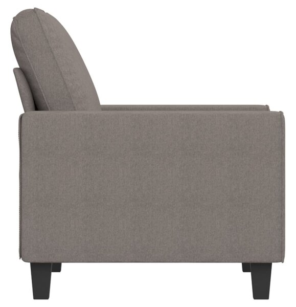 Tópszínű szövet kanapéfotel 60 cm