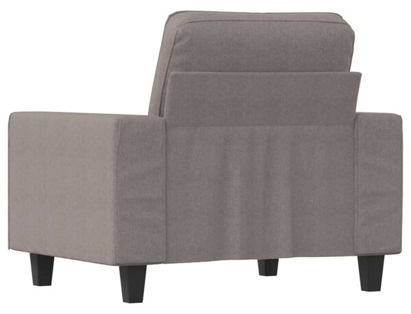 Tópszínű szövet kanapéfotel 60 cm