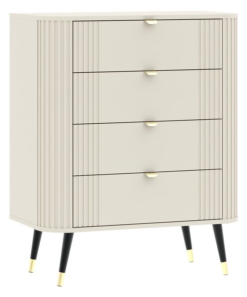 Komód Mormone 100, Közepes sűrűségű farostlemez, Laminált forgácslap, 98x78x40cm, Kasmír