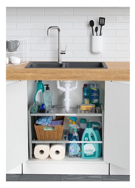 Expandable Shelf mosogató alatti polc, állítható szélességgel - Compactor