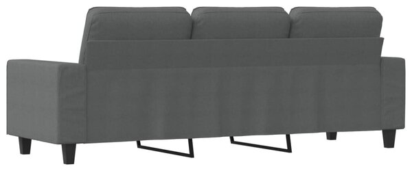 3 személyes sötétszürke szövet kanapé 180 cm