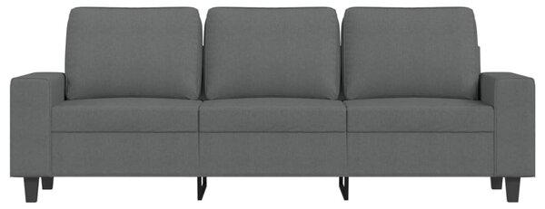 3 személyes sötétszürke szövet kanapé 180 cm