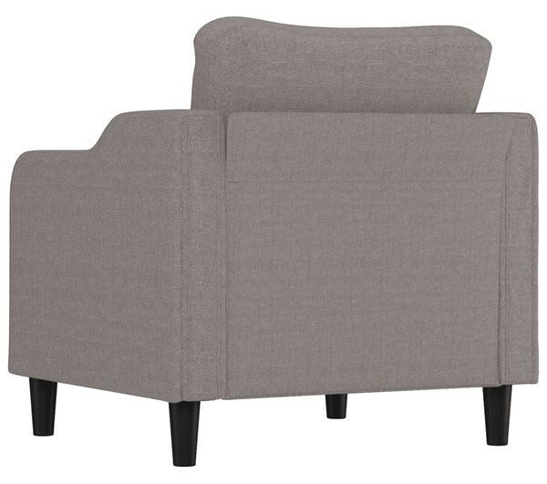 Tópszínű szövet kanapéfotel 60 cm