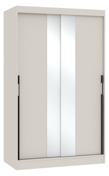 Gardróbszekrény Bristol 241, Laminált forgácslap, 200x119x62cm, Kasmír