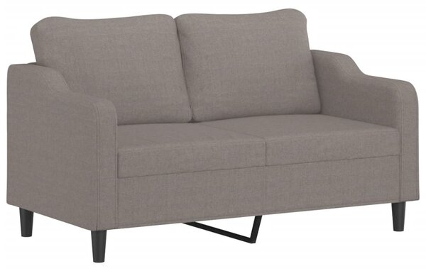 Kétszemélyes tópszínű szövet kanapé 140 cm