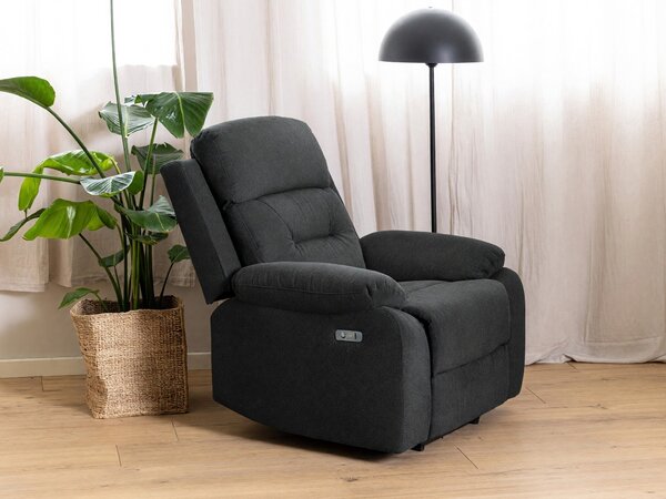 Relax fotelágy Norsica 759, Kárpit, 98x92x96cm, Sötétszürke